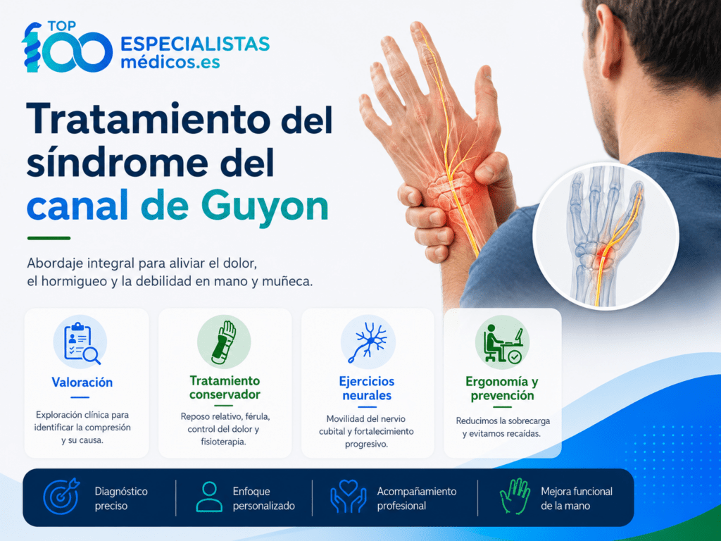 Tratamiento dle síndrome del canal de Guyon