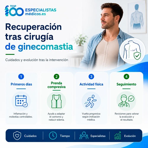 Recuperacion tras cirugia de ginecomastia